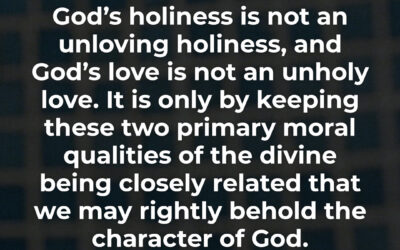 God’s Holy Love – Thomas Oden