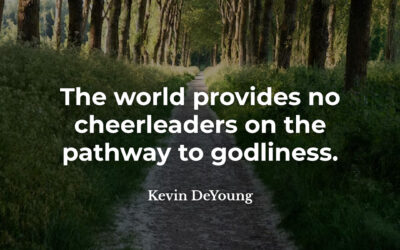 No cheerleaders for godliness – Kevin DeYoung