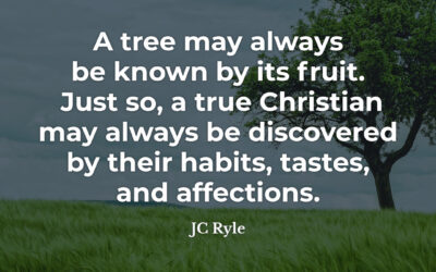 Known by your fruit – JC Ryle