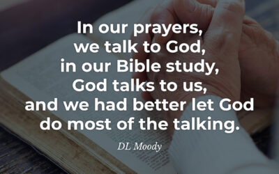 Prayer and Bible Study – DL Moody