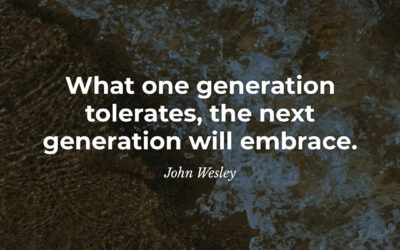 One generation to another – John Wesley