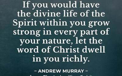 Word and Spirit – Andrew Murray