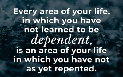 We must be dependent – Ian Thomas