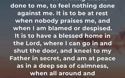Humility is perfect quietness of heart – Andrew Murray